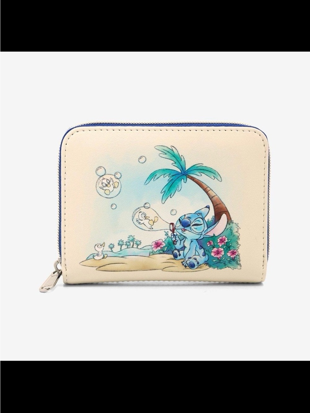 Loungefly Disney Stitch Bubble Mini Zipper Wallet *NEW*